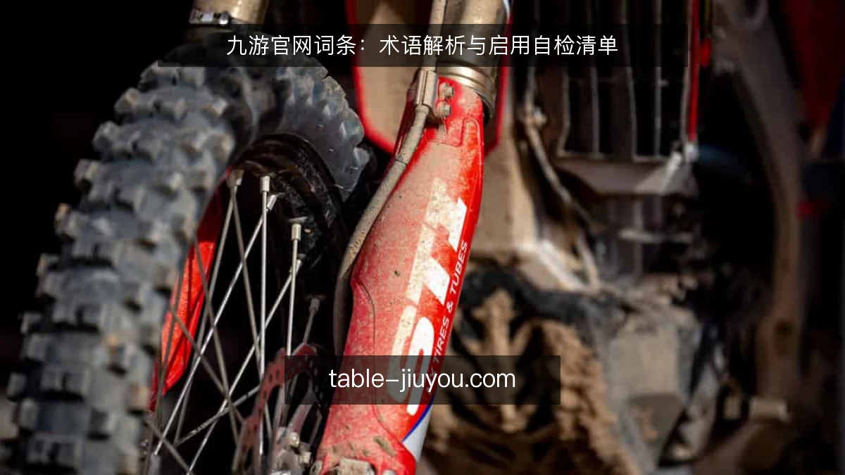 九游官网词条:术语解析与启用自检清单