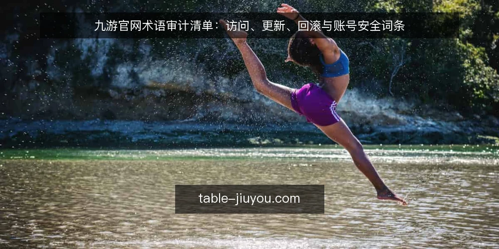 九游官网术语审计清单：访问、更新、回滚与账号安全词条 — 为什么现在做一次术语审计 配图